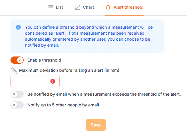 Application for crack remote monitoring