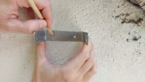 Mounting the R2 connected crack monitor - step 1