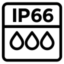 IP66 rating - waterproof and rugged housing for the R10 sensor