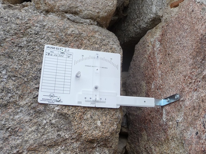 G2 gauge mounted at an angle