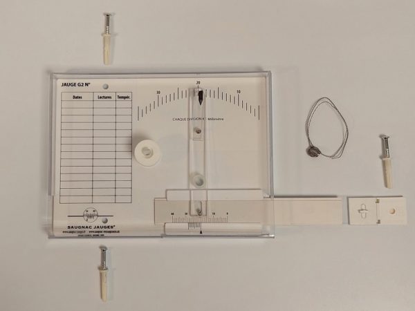 Detailed view of G2 gauge