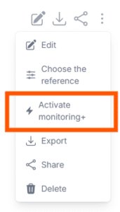 Real-time monitoring with Tracking+ mode