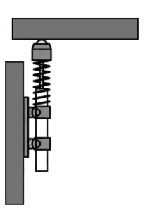 R2.P gauge mounting diagram on a bridge structure - step 1