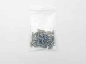 Bag of anchors and screws for Saugnac crack monitor