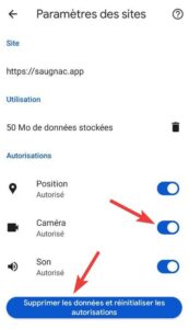 App settings
