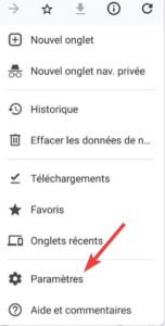 Chrome app settings