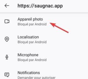 Firefox permissions