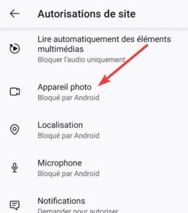 Firefox permissions