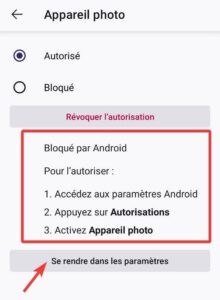 Firefox permissions
