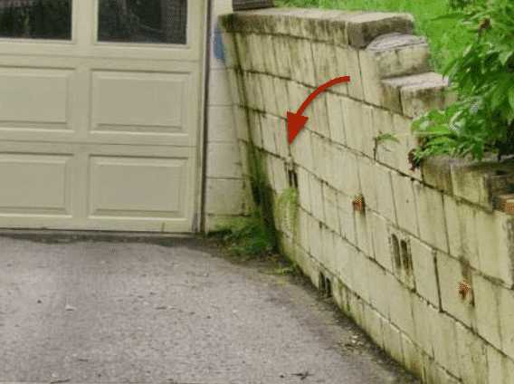 wall inclination monitoring